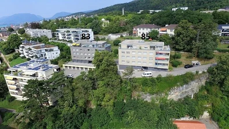 Charmant 2 pièces avec vue imprenable sur le lac de Neuchâtel