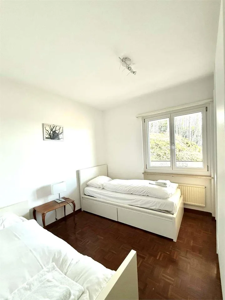 Aldesago in affitto 3,5 ammobiliato con vista lago