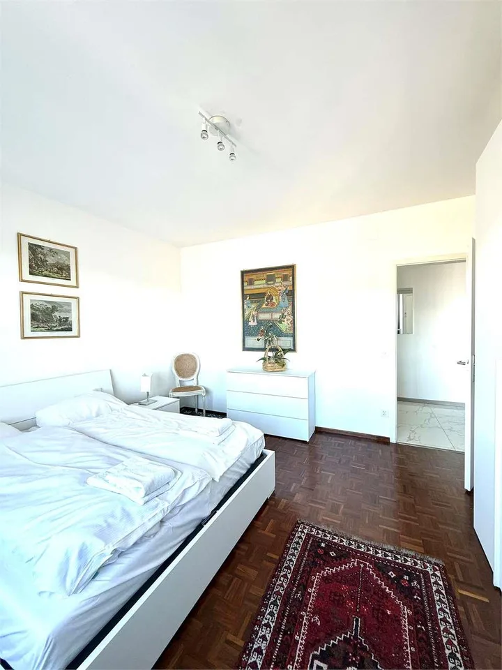 Aldesago in affitto 3,5 ammobiliato con vista lago