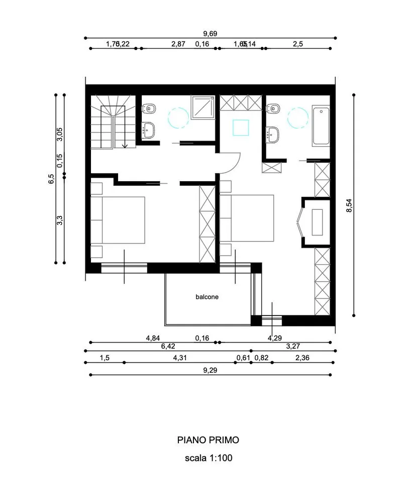 4 Zimmer Reihenfamilienhaus in Gentilino – Foto 19 von 20