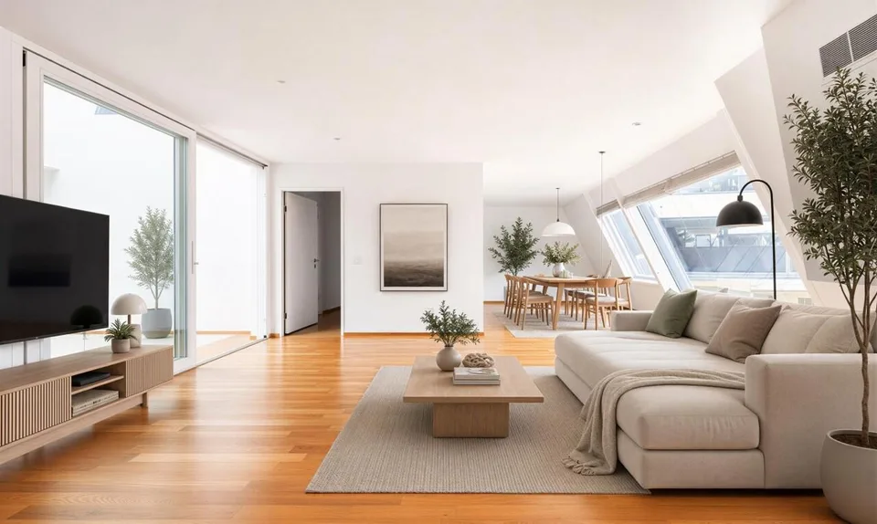 Einzigartige Attika-Maisonette mit Einliegerwohnung und Dachterrasse