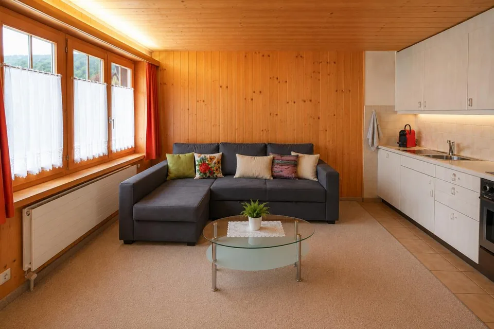 Charmante 2.5 -Zimmerwohnung mit Terrasse und Garten
