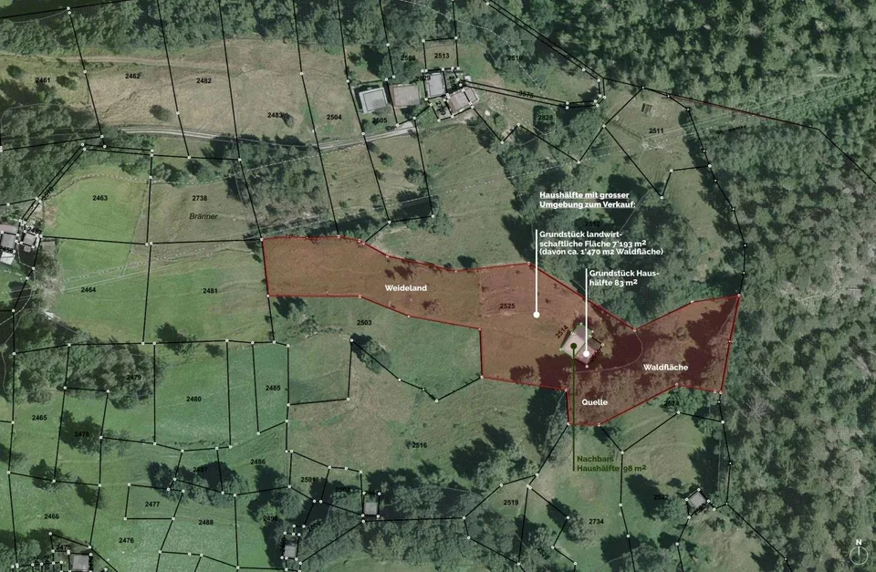 Demi-maison dans un endroit isolé avec beaucoup d'espace environnant – photo 12 sur 13