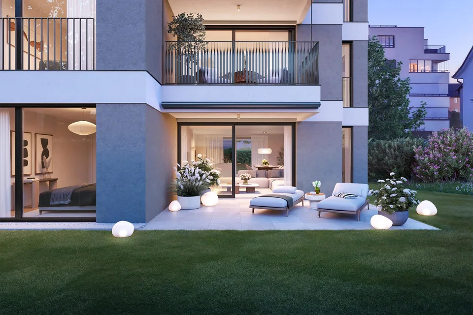 Nuova costruzione MIRAI: appartamento con giardino e orientamento ottimale