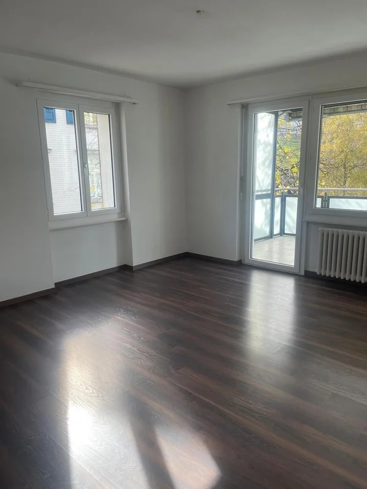 Helle und frisch renovierte 4-Zimmer-Wohnung mit Balkon und viel Platz