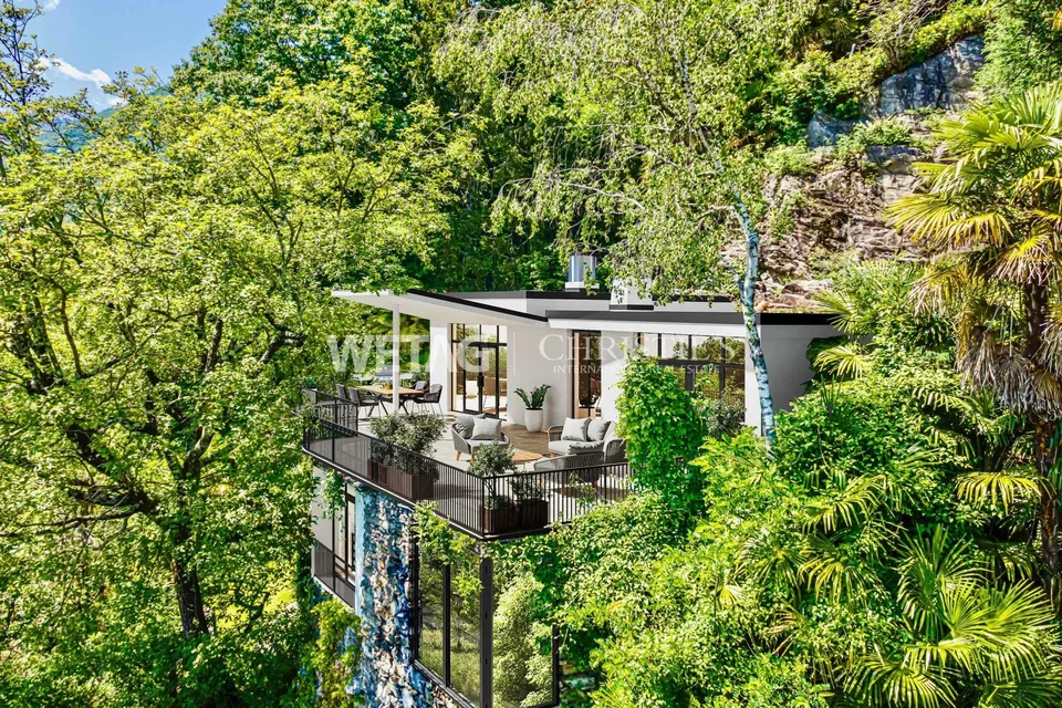 Villa da ristrutturare in posizione spettacolare con vista panoramica sul lago ad Ascona in vendita – foto 6 di 13