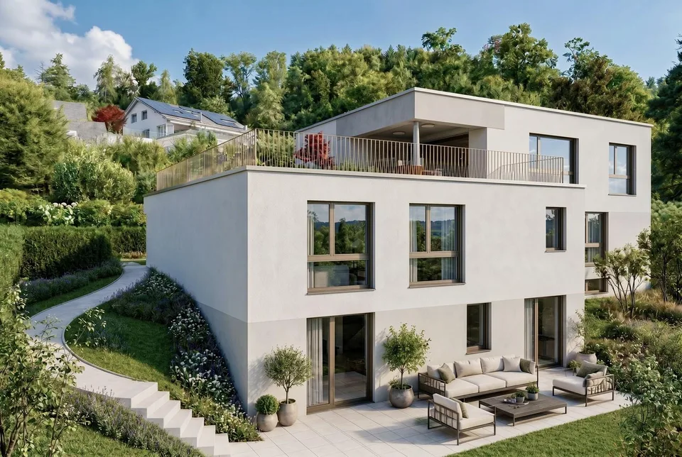 Exklusives neues 6.5-Zimmer-Einfamilienhaus an bester Hanglage in W...