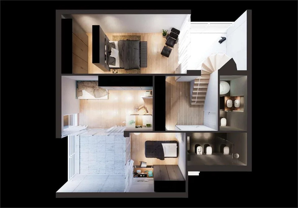 Exklusives Duplex im Herzen von Cassarate – Foto 12 von 12