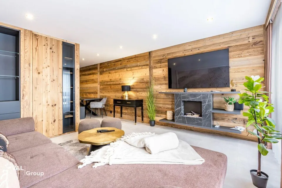 Appartement moderne avec ambiance alpine