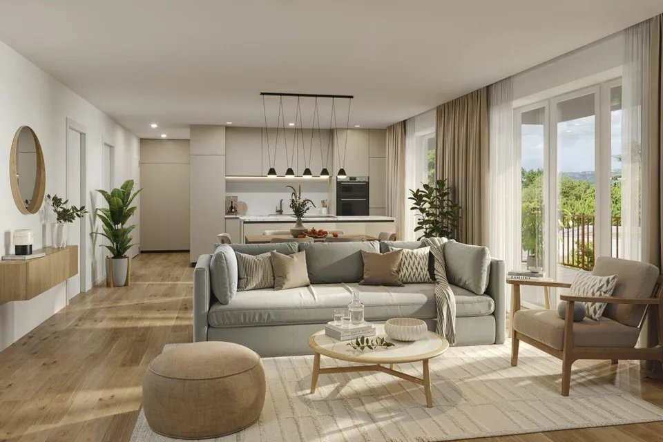 Appartamento di 3,5 locali elegante con balcone di 20m² in una zona tranquilla