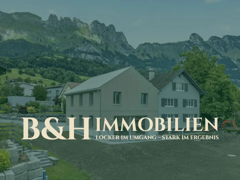 Bezugbereites Einfamilienhaus in Gams - 4.5 Zimmer Wohngenuss für d...