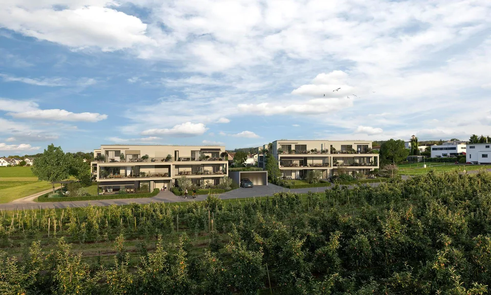 Appartamento in attico nel complesso "Seewärts" a Güttingen