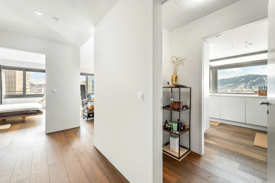 Vivre au-dessus de Zurich - Habiter au 18e étage
