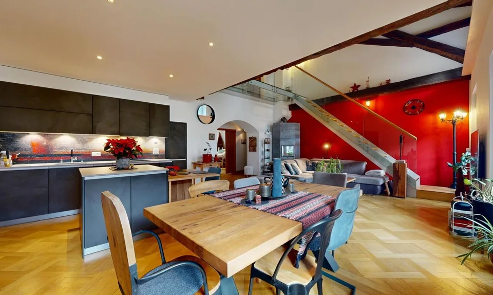 Duplex d’exception au dernier étage au coeur de Martigny