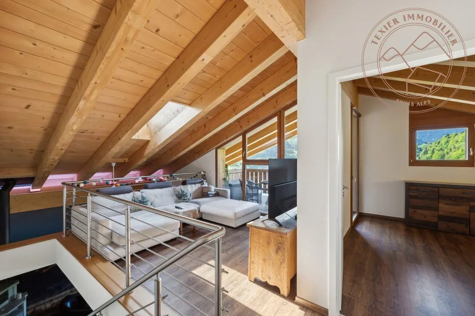 Superbe appartement en duplex de 7.5 pièces à vendre à Val-d'Illiez
