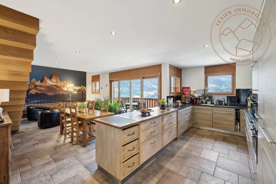 Superbe appartement en duplex de 7.5 pièces à vendre à Val-d'Illiez