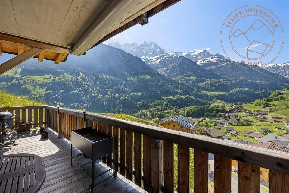 Superbe appartement en duplex de 7.5 pièces à vendre à Val-d'Illiez