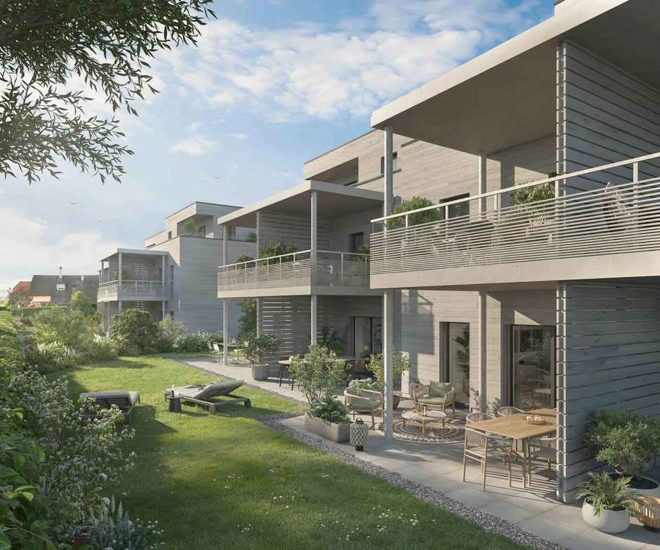 Maison mitoyenne neuve dans un emplacement familial