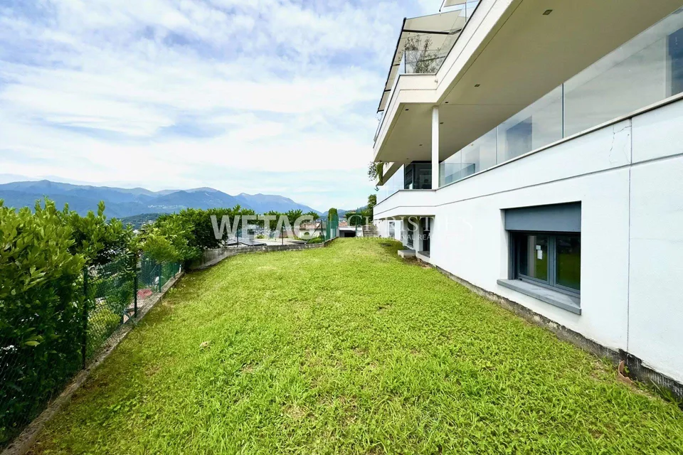 Appartamento in stato grezzo a Lugano-Albonago con giardino privato & vista sul lago ? perfetto anche come residenza di vacanza – foto 10 di 12