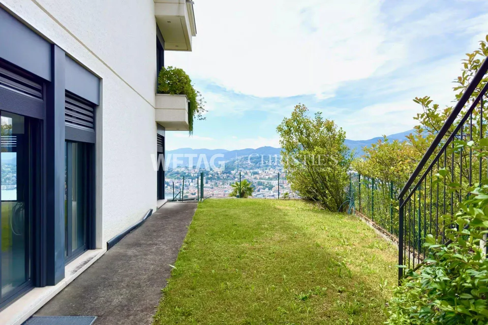Appartamento in stato grezzo a Lugano-Albonago con giardino privato & vista sul lago ? perfetto anche come residenza di vacanza – foto 11 di 12