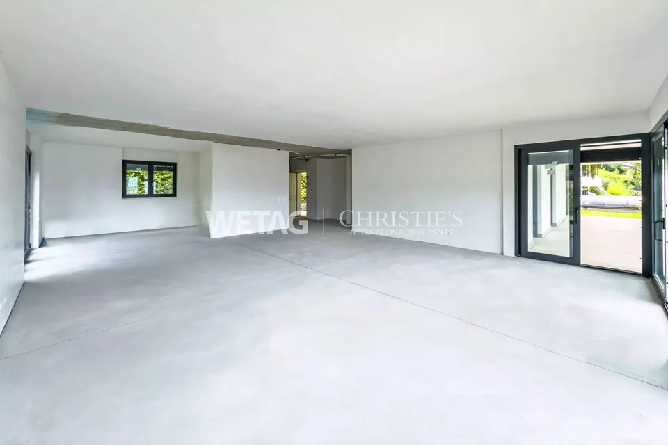 Appartamento in stato grezzo a Lugano-Albonago con giardino privato & vista sul lago ? perfetto anche come residenza di vacanza