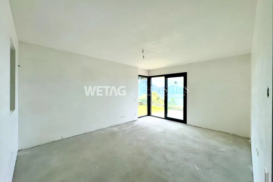 Appartamento in stato grezzo a Lugano-Albonago con giardino privato & vista sul lago ? perfetto anche come residenza di vacanza – foto 7 di 12