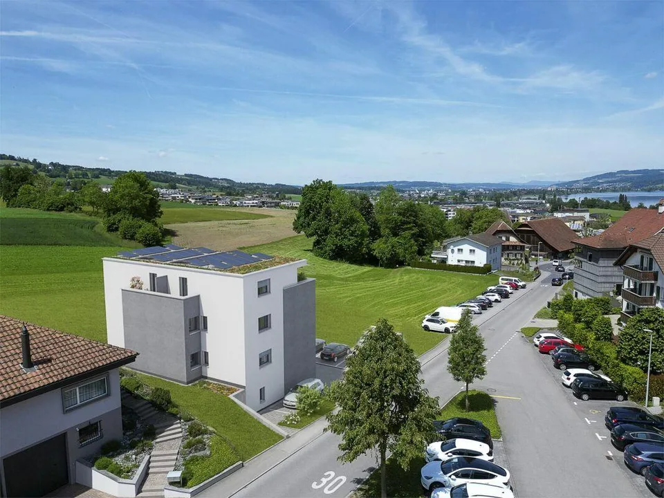 4½-Zimmer-Attikawohnung mit Seeblick