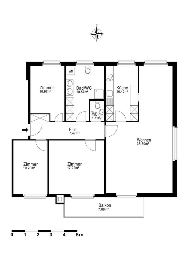 Heimelige 4.5-Zimmer-Eigentumswohnung an ruhiger Wohnlage – Foto 12 von 13