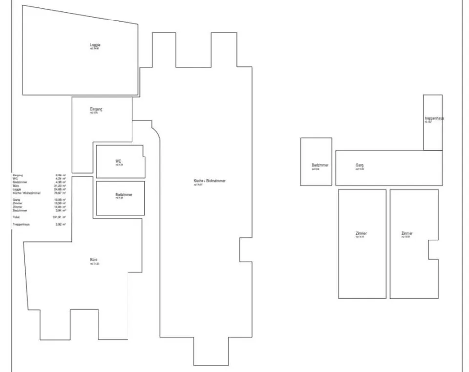 Gemütliche 4.5-Zimmer-Maisonette-Dachwohnung mit Sicht auf den Rhein – Foto 7 von 7