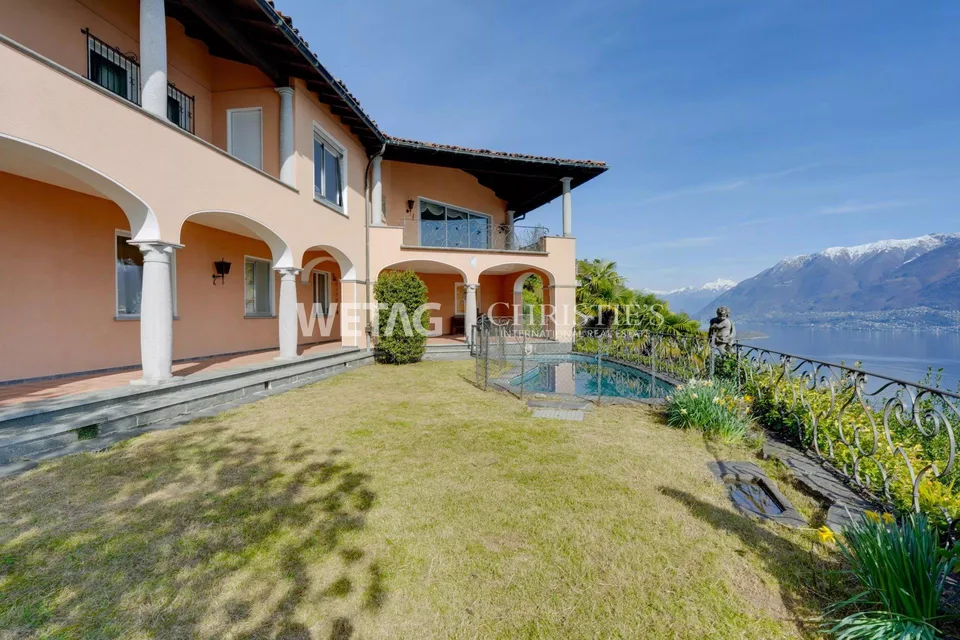 Mediterrane Villa mit Aussenpool & Panoramablick, ideal auch als Ferienresidenz, zu verkaufen in Ronco sopra Ascona – Foto 11 von 13