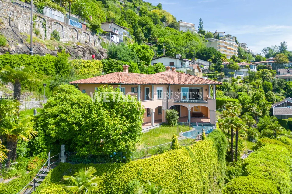 Mediterrane Villa mit Aussenpool & Panoramablick, ideal auch als Ferienresidenz, zu verkaufen in Ronco sopra Ascona – Foto 13 von 13