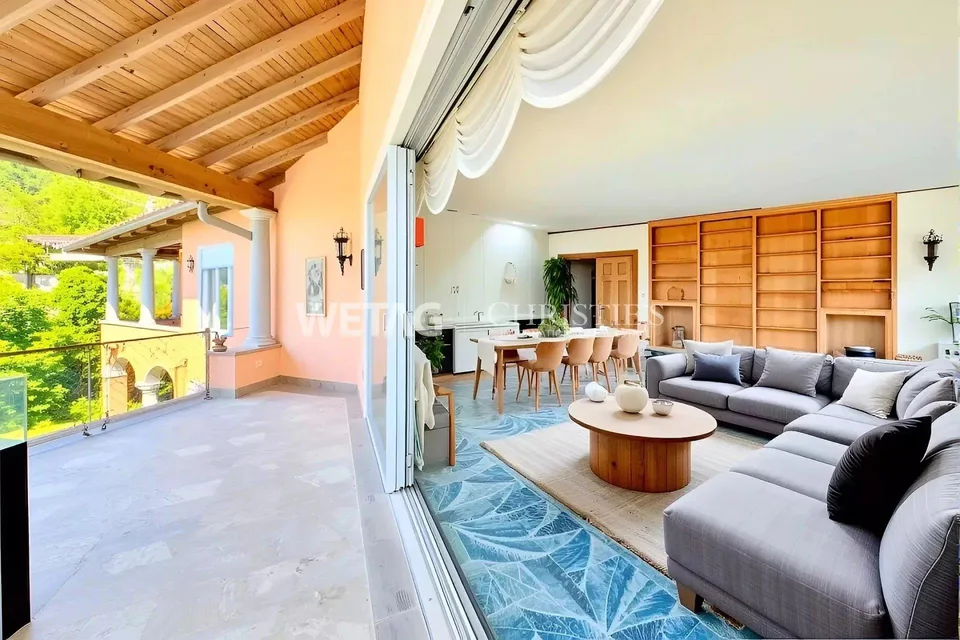 Mediterrane Villa mit Aussenpool & Panoramablick, ideal auch als Ferienresidenz, zu verkaufen in Ronco sopra Ascona – Foto 7 von 13
