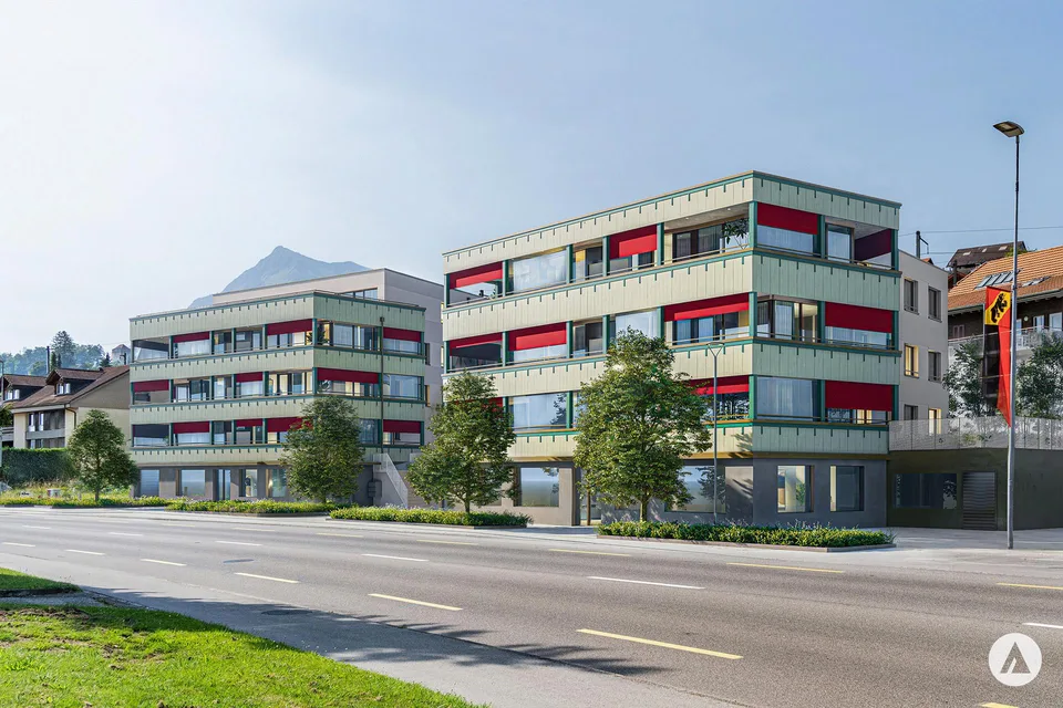 Neubauprojekt Gwattmoos: 4½-Zimmerwohnung im 2. OG