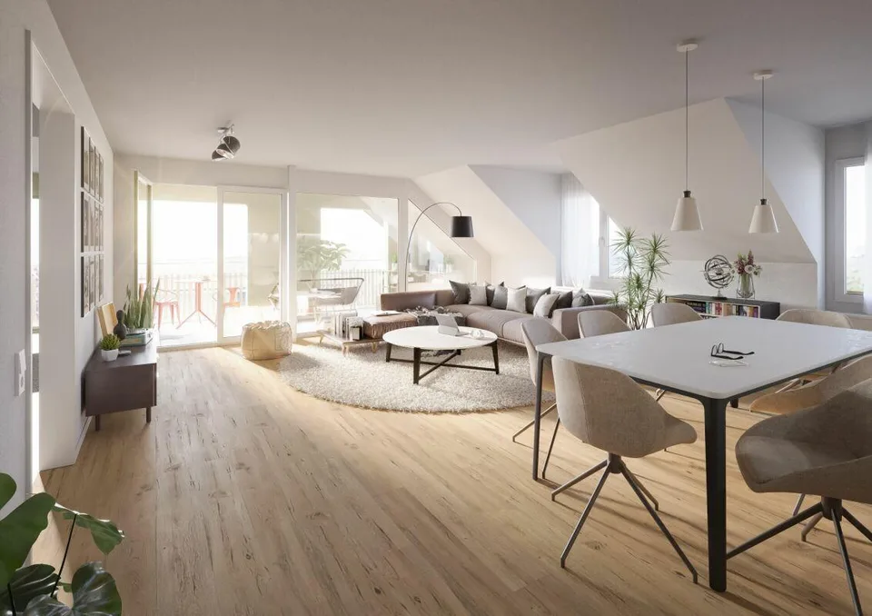 Neubau Maisonette-Traum: 4.5 Zimmer-Wohnung mit "Haus-Feeling"