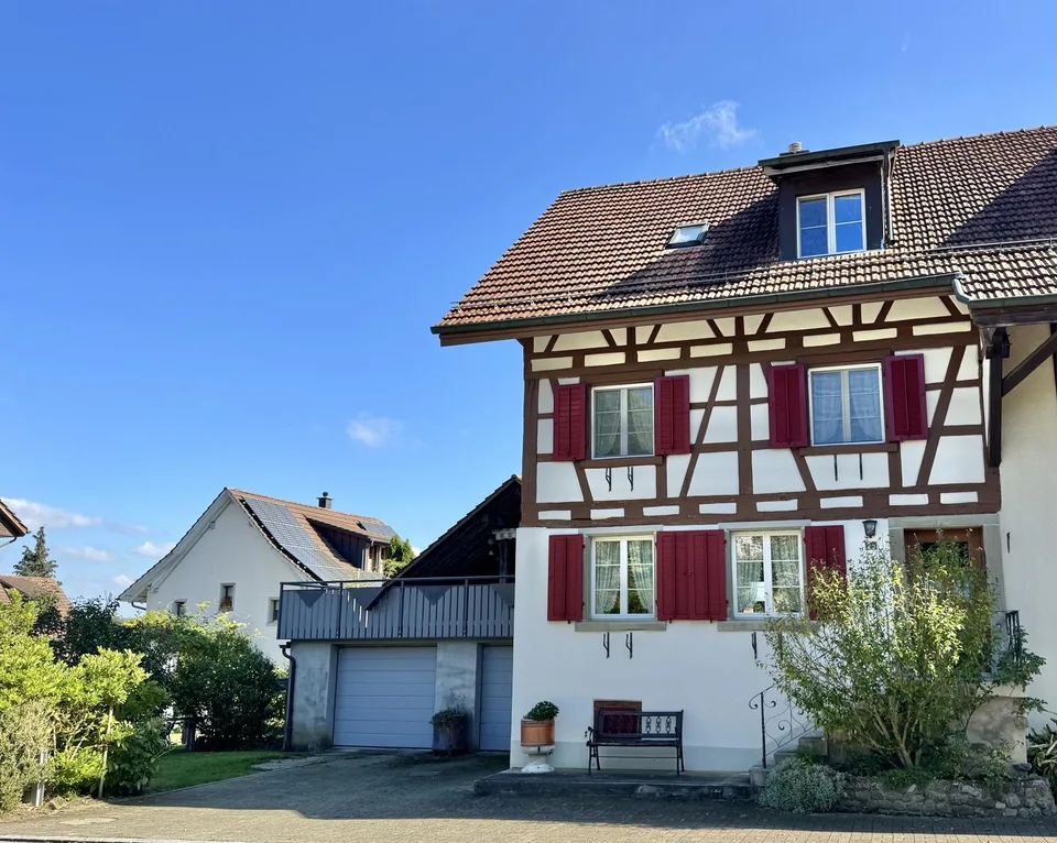 Gepflegtes Riegelhaus an idyllischer Lage