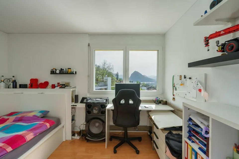 DAVESCO · MODERNES HAUS MIT GARTEN UND FREIER SICHT AUF DEN LUGANERSEE – Foto 10 von 15