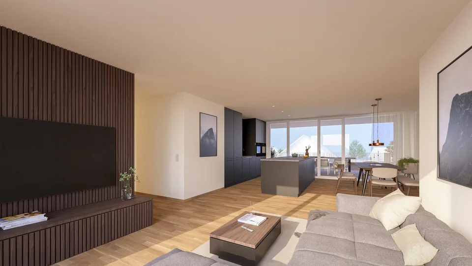 Appartement neuf de 3,5 pièces avec grand balcon