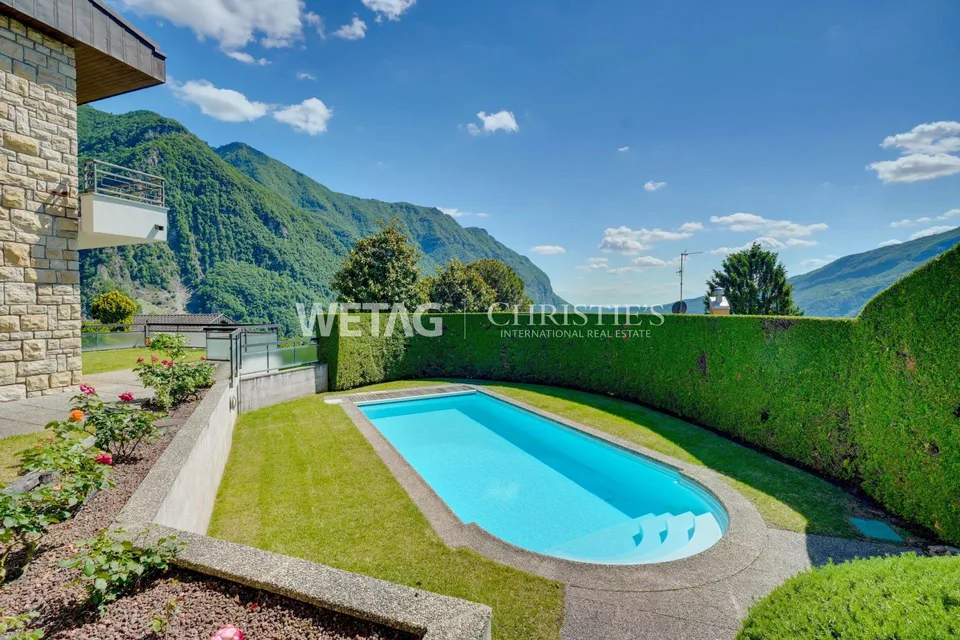 Lugano?Rovio: Villa mit Pool & herrlichem, offenem Blick auf den Luganersee zu verkaufen, ideal auch als Zweitwohnsitz – Foto 6 von 13