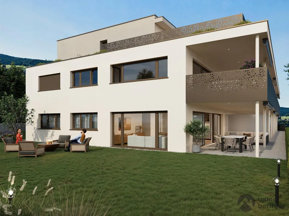Exklusive Gartenwohnung mit 98 m2 Umschwung