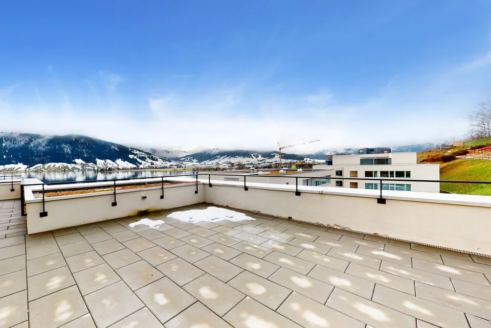 Dream apartment with lake view in Oberägeri
