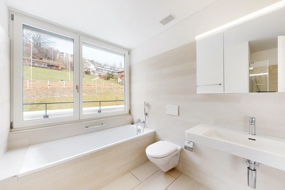 Dream apartment with lake view in Oberägeri