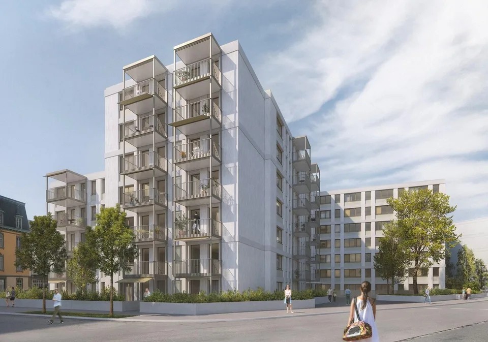 Zentrale 2.5-Zimmer-Wohnungen im AVES im Das Nest für Stadtvögel
