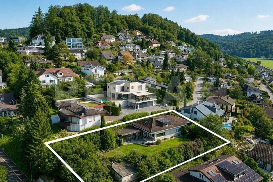 3 REFH, nähe Aarau, A1/A2 Kreuz Mittelland, Villen-Hanglage, Weitsicht, Parz. ab 333 m², Lift UG/EG – Foto 10 von 13