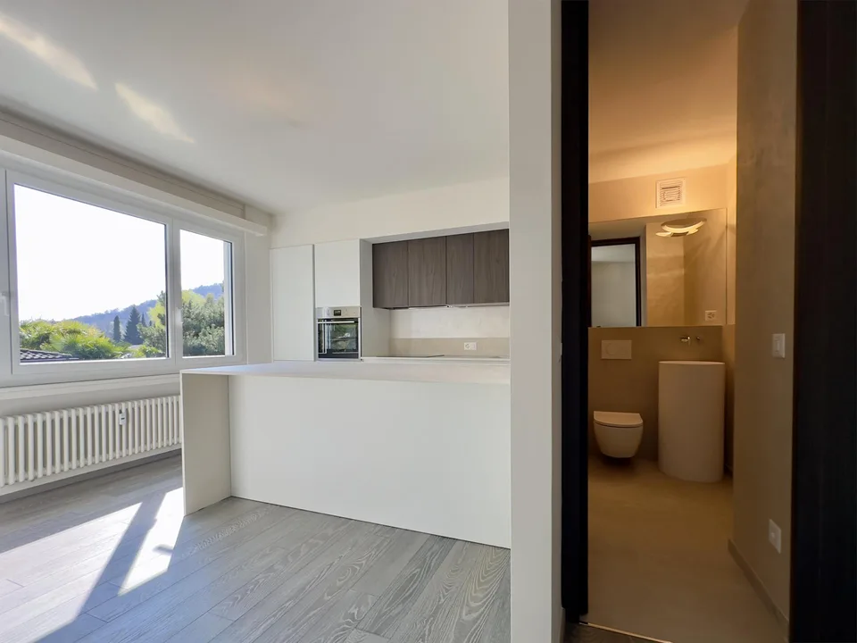 APPARTAMENTO 4.5 LOCALI RISTRUTTURATO - IN PALAZZINA CON PISCINA CONDOMINIALE