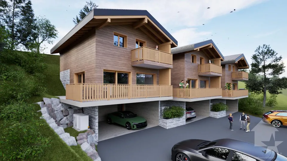Magnifique chalet de 4.5 pièces avec terrasse et pelouse