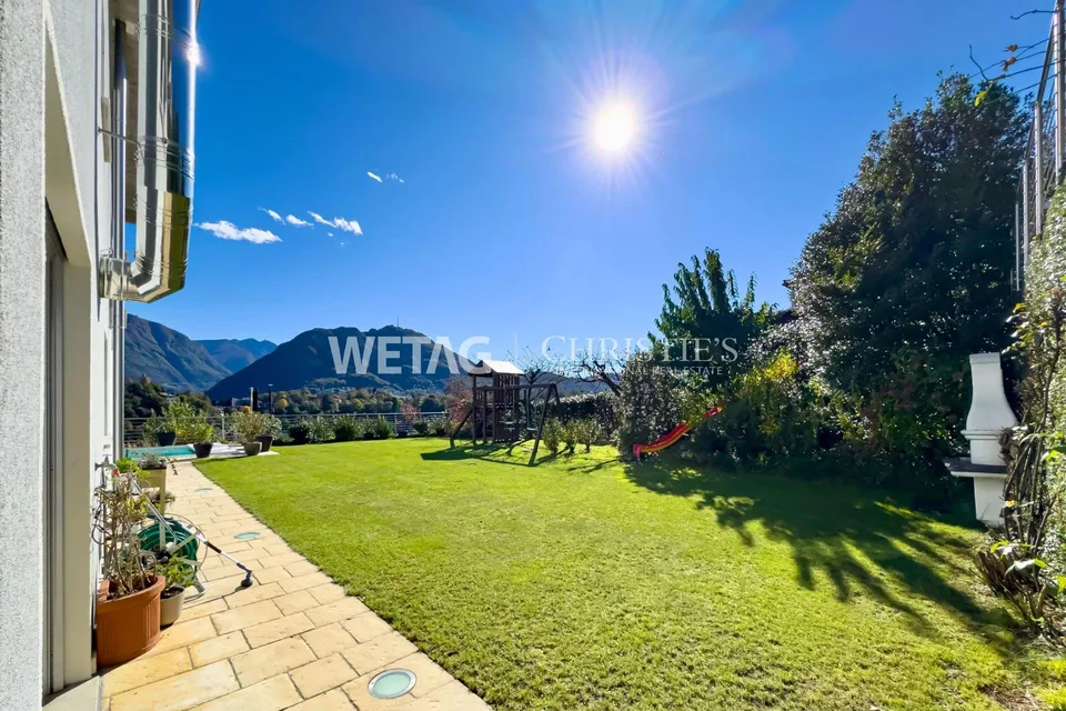 Villa moderne avec piscine, jardin & vue sur le Lago di Muzzano à Lugano-Breganzona à vendre, également possible comme résidence secondaire – photo 13 sur 13