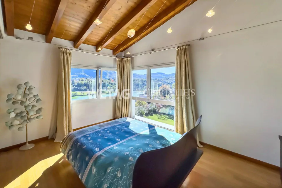 Villa moderne avec piscine, jardin & vue sur le Lago di Muzzano à Lugano-Breganzona à vendre, également possible comme résidence secondaire – photo 6 sur 13