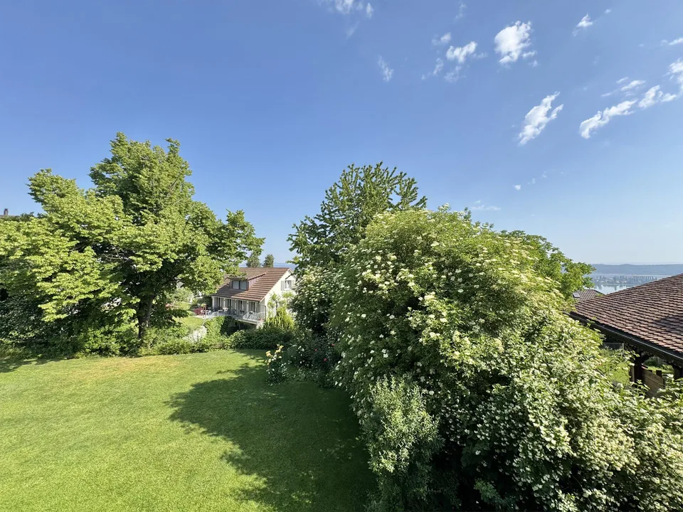 Gepflegtes Riegelhaus mit Traumgarten & Weitsicht - ausbaubar