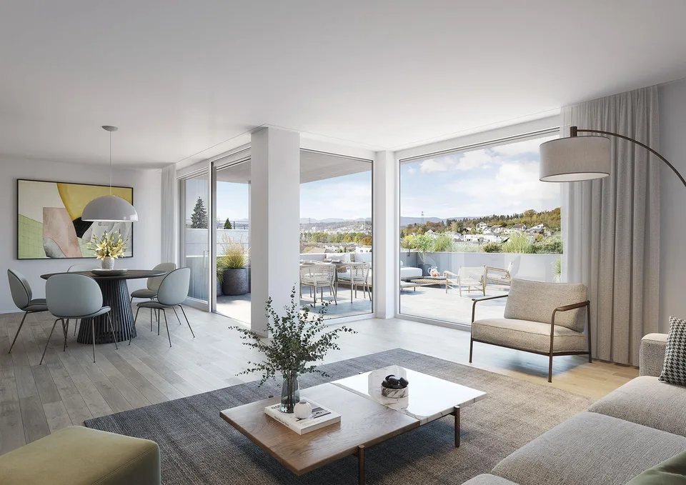 Terrassenwohnung - mit Weitsicht