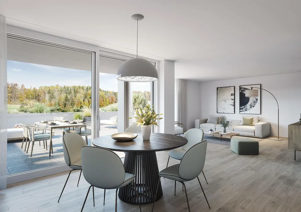 Terrassenwohnung - mit Weitsicht